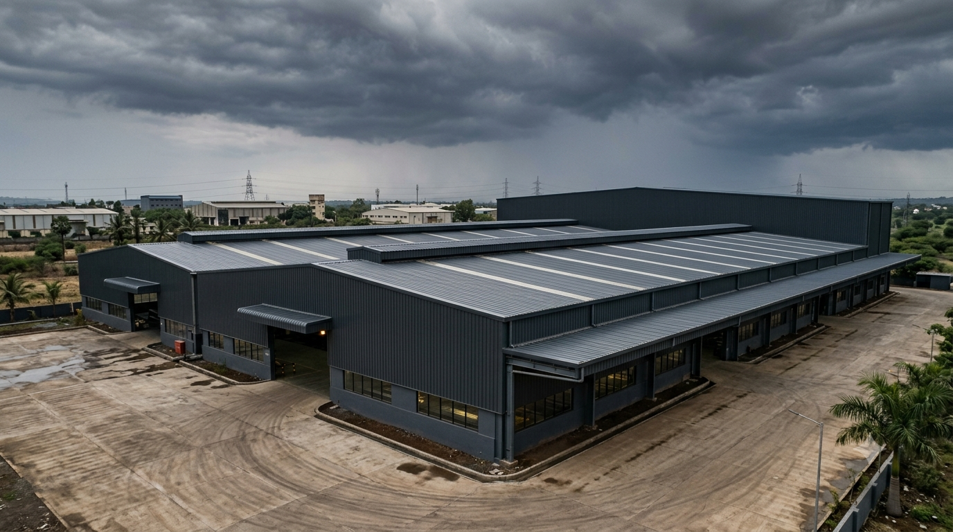 Industrial roofing application