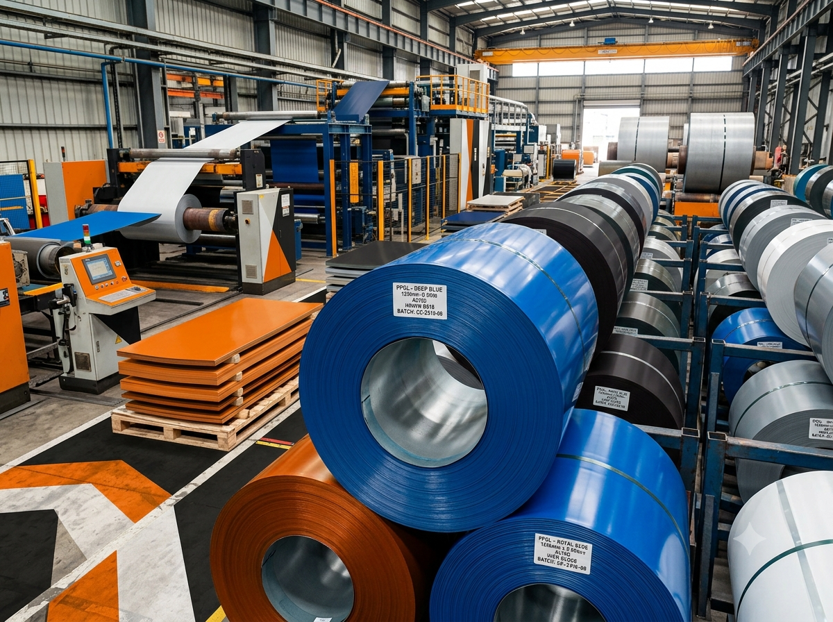PPGL colour-coated steel roofing sheet